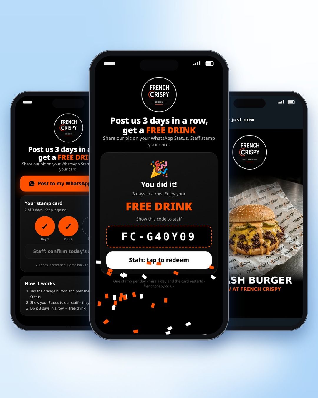 French Crispy Status Rewards